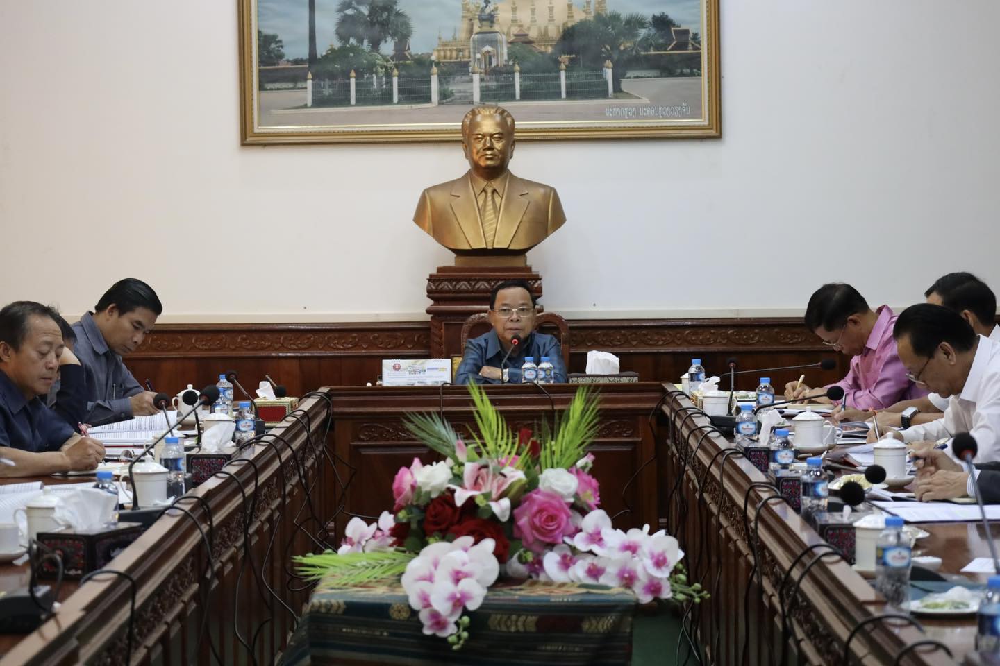 ກອງປະຊຸມ ຄົບຄະນະບໍລິຫານງານພັກ ຄະນະກວດກາສູນກາງພັກ ຄັ້ງທີ 12 ສະໄໝທີ IV
